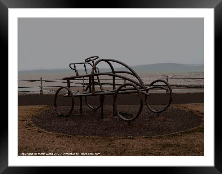 The Easter Egg Car of Bexhill fame. Framed Mounted Print by Mark Ward