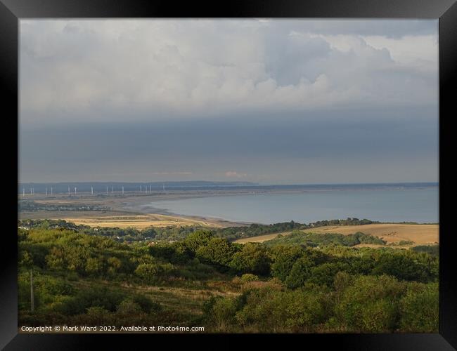 The Sussex and Kent Coast. Framed Print by Mark Ward