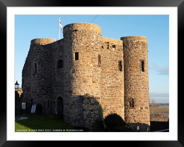 Rye Castle in East Sussex Framed Mounted Print by Mark Ward