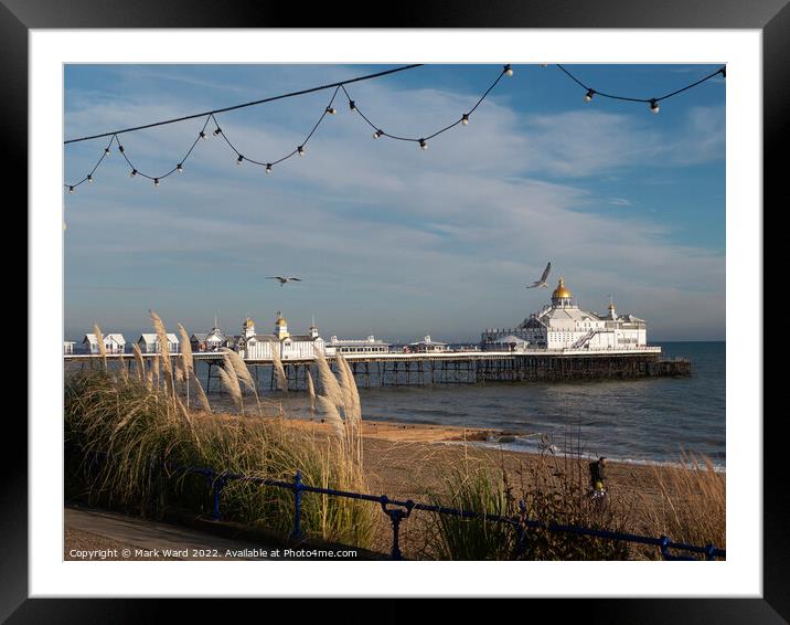 Pier from the Prom. Framed Mounted Print by Mark Ward