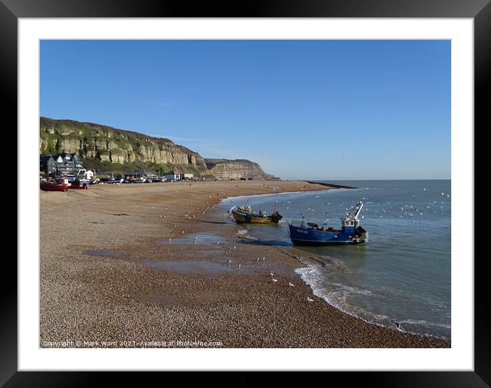 The Morning Catch Framed Mounted Print by Mark Ward