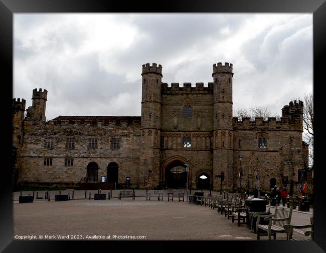 Battle Abbey in East Sussex. Framed Print by Mark Ward