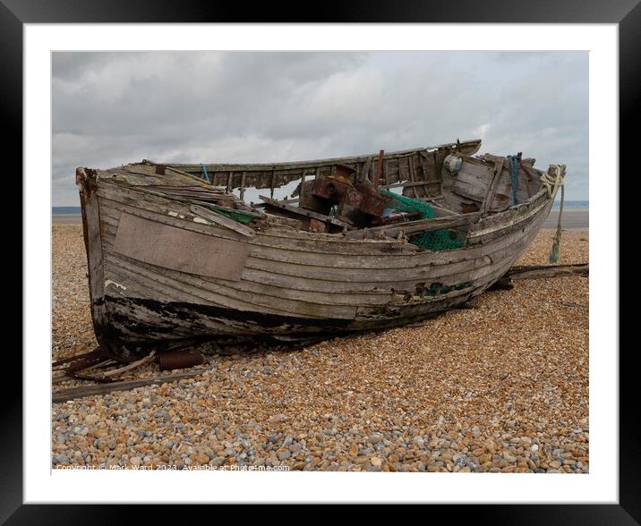 Beauty in Age. Framed Mounted Print by Mark Ward