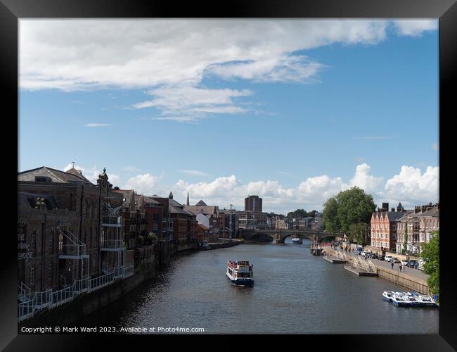 The River Ouse in York. Framed Print by Mark Ward