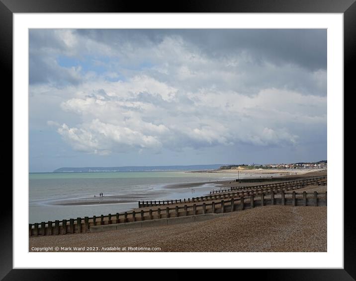 The Sussex Coast Framed Mounted Print by Mark Ward