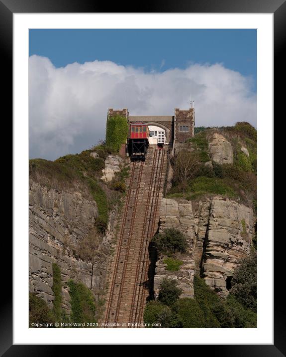 The Funicular Railway on the East Hill Framed Mounted Print by Mark Ward