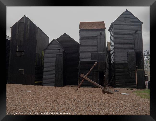 The Hastings Net Shops Framed Print by Mark Ward