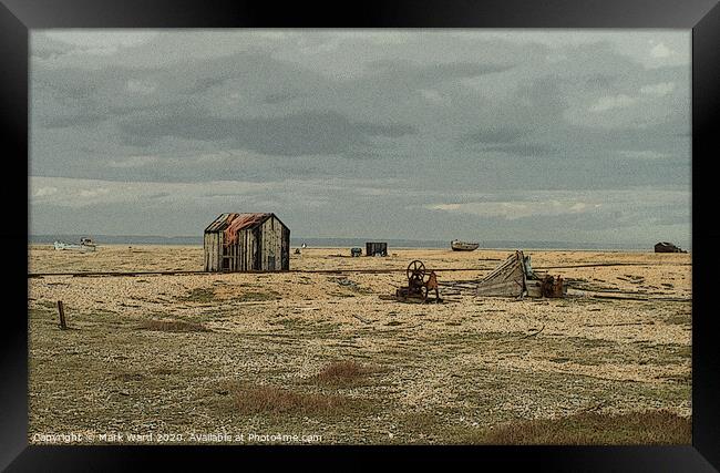 Dungeness Desolation and Delight Framed Print by Mark Ward