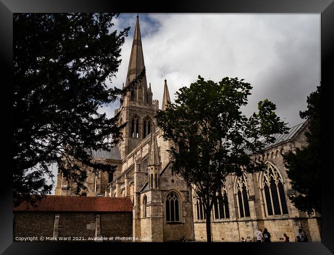 Chichester Cathedral Framed Print by Mark Ward