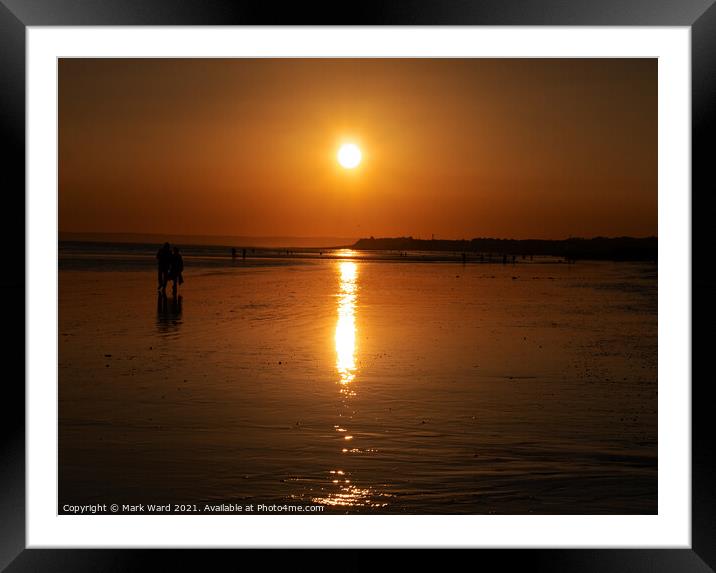 Romancing The Moment. Framed Mounted Print by Mark Ward