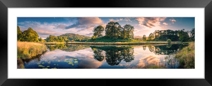 Elterwater Tranquility  Framed Mounted Print by Jonny Gios