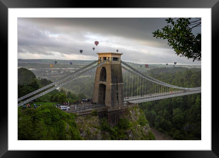 Bristol Balloon Fiesta Framed Mounted Print by Jonny Gios