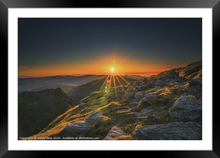 Helvellyn Sunrise  Framed Mounted Print by Jonny Gios