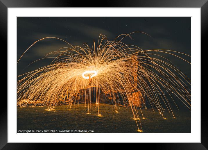 Steel Wood Photography on Kendal Castle  Framed Mounted Print by Jonny Gios