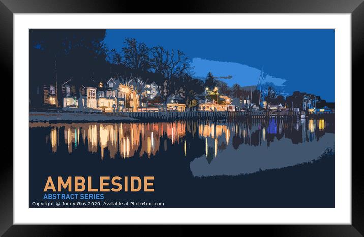 Abstract Ambleside Framed Mounted Print by Jonny Gios