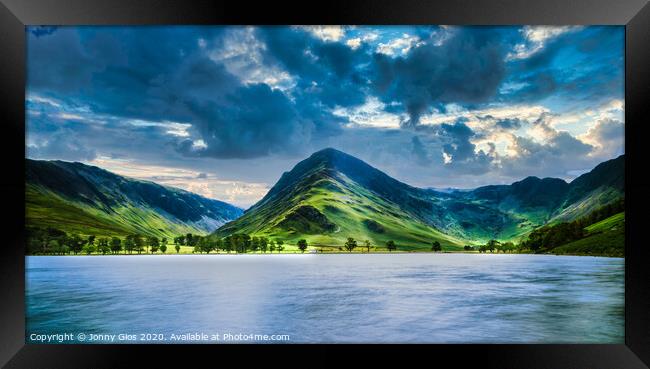 Buttermere with Fleetwith Pike  Framed Print by Jonny Gios