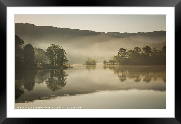 Rydal Mist  Framed Mounted Print by Jonny Gios