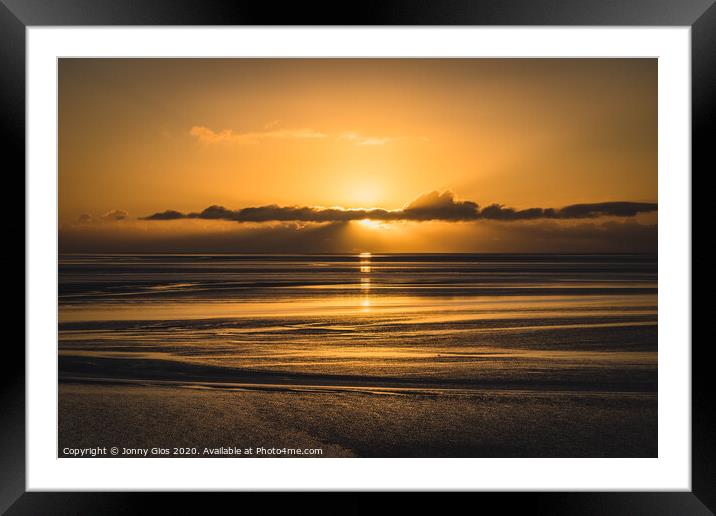Golden Sunset at Silverdale Framed Mounted Print by Jonny Gios
