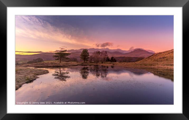 Coniston Old Man Framed Mounted Print by Jonny Gios