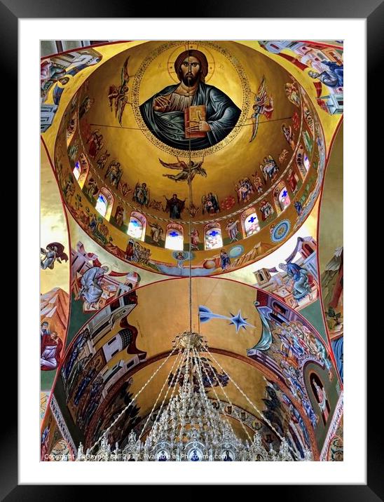 Agios Gerasimos Cathedral, Kefalonia  Framed Mounted Print by Gaynor Ball