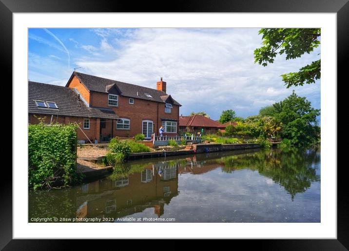 The Waterside Life. Framed Mounted Print by 28sw photography