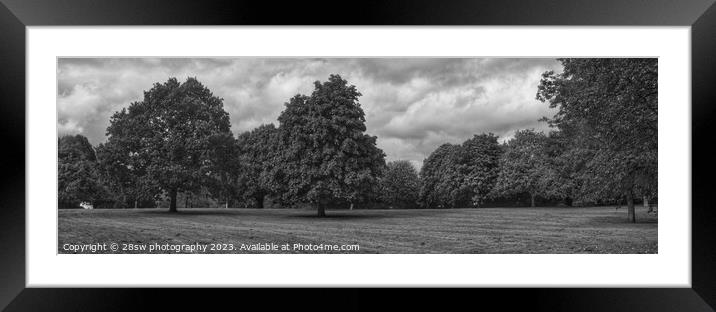 Parkland Moods - (Panorama.) Framed Mounted Print by 28sw photography