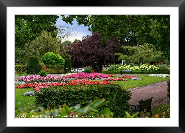 Parkland of Colour. Framed Mounted Print by 28sw photography