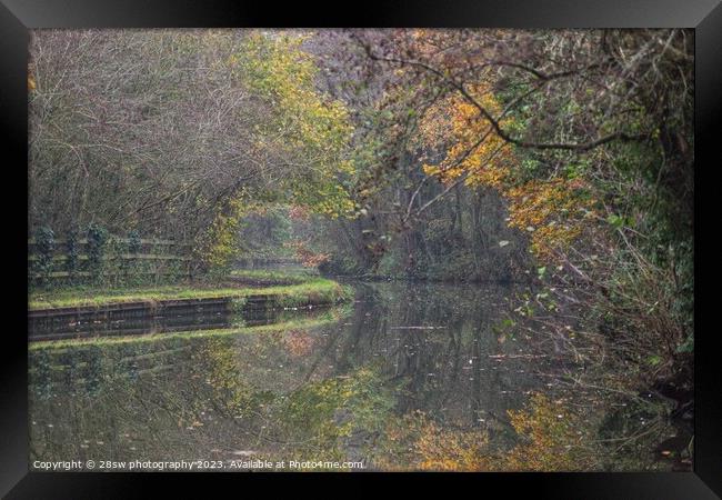 Finding a sense of Autumn Calm. Framed Print by 28sw photography