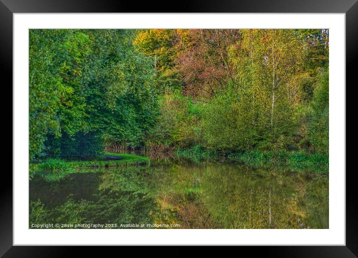Arts and Colours Reflected. Framed Mounted Print by 28sw photography