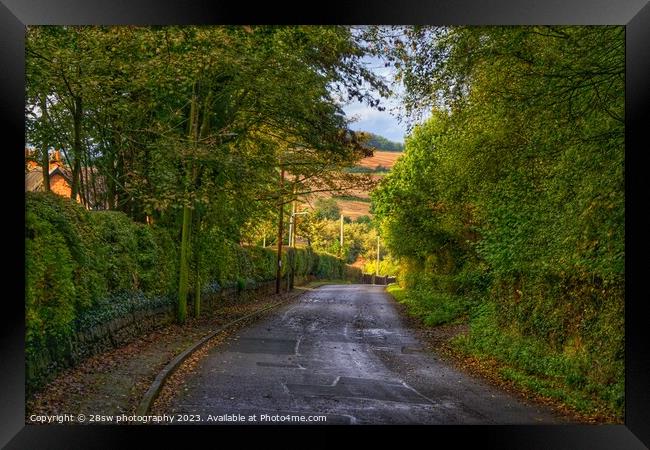 Down the Lane. Framed Print by 28sw photography