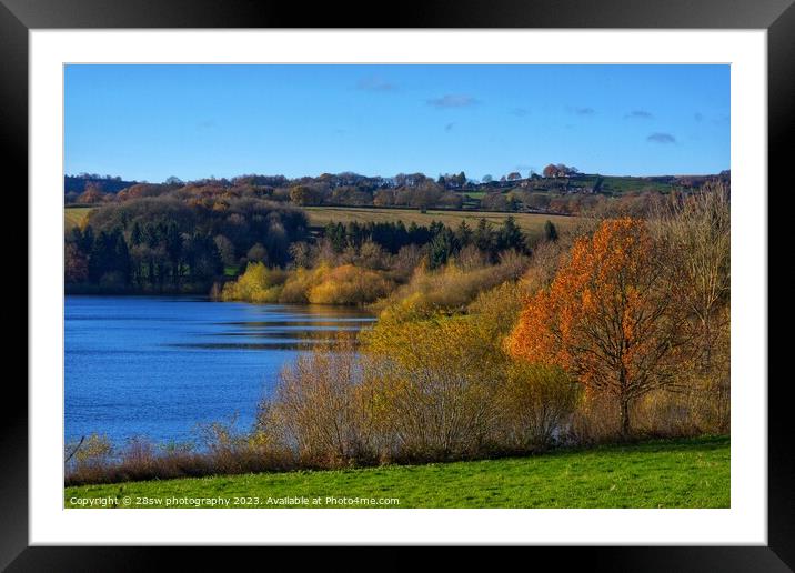 Autumn Ogston Shore. Framed Mounted Print by 28sw photography