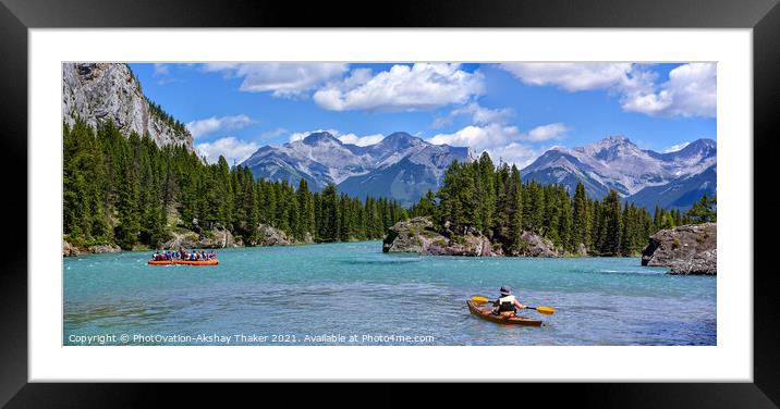 Amazing landscapes of Banff National park  Framed Mounted Print by PhotOvation-Akshay Thaker
