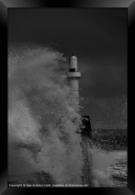 Stormy Weather Framed Print by Ken le Grice