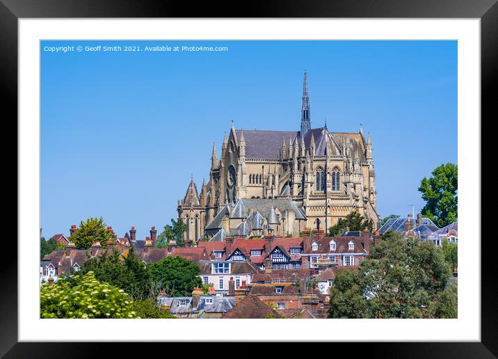 Arundel Roman Catholic Cathedral Framed Mounted Print by Geoff Smith