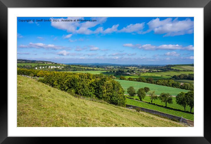 Beautiful British Countryside Framed Mounted Print by Geoff Smith