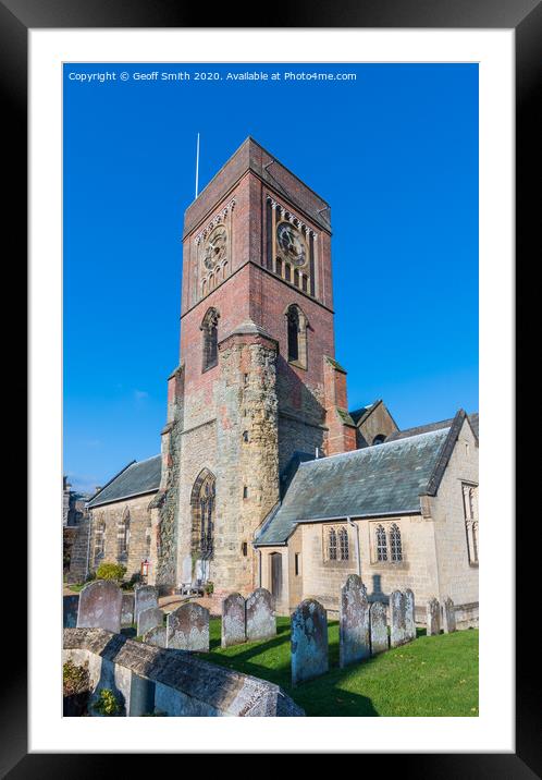 St Mary's Church in Petworth Framed Mounted Print by Geoff Smith