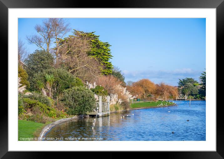 Lake at Mewsbrook Park Framed Mounted Print by Geoff Smith
