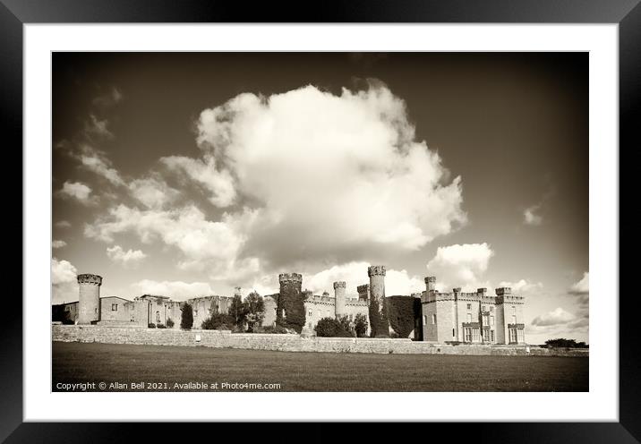 Cloud over Bodelwyddan Castle Framed Mounted Print by Allan Bell