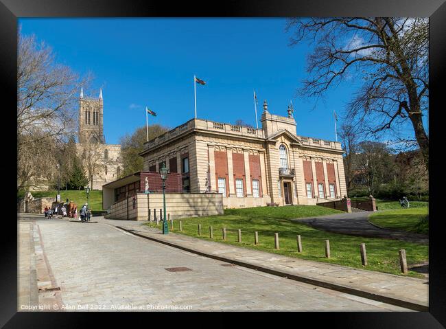 The Usher Gallery from Danesgate Framed Print by Allan Bell