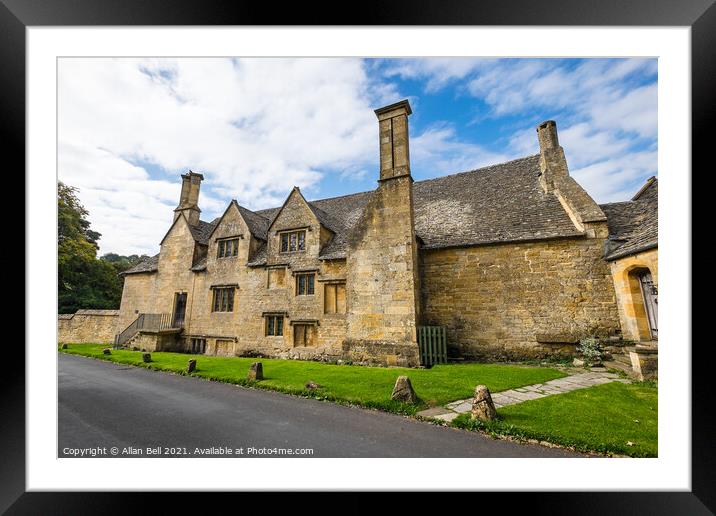 Snowshill Manor Framed Mounted Print by Allan Bell