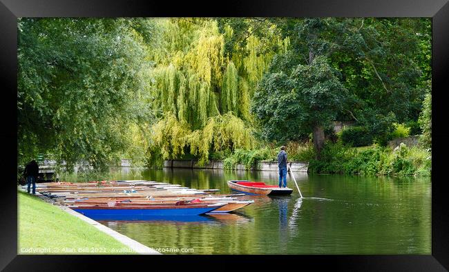 Going Punting Framed Print by Allan Bell