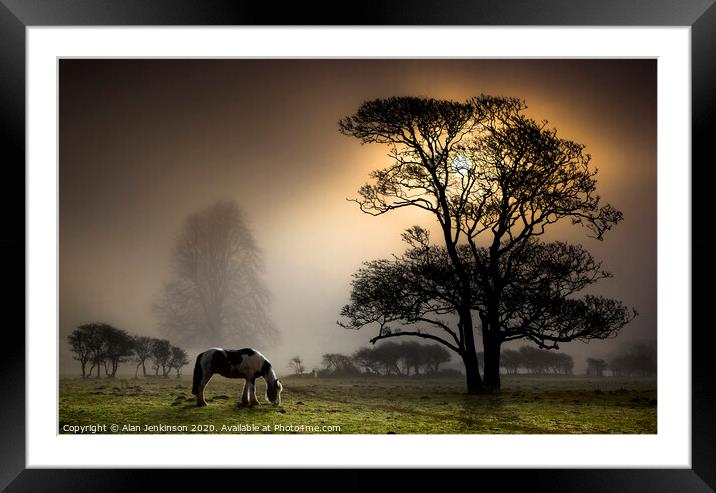 Bucolic Blush Framed Mounted Print by Alan Jenkinson