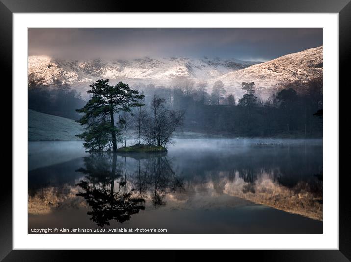 Early Tarn Hows Framed Mounted Print by Alan Jenkinson