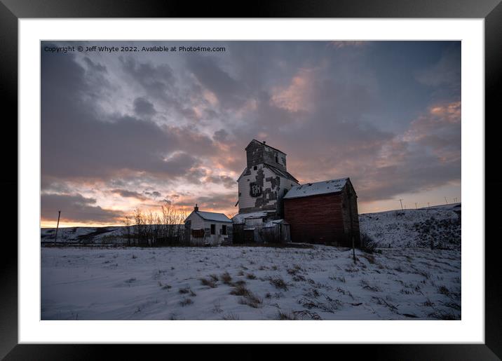 Sharples Alberta Framed Mounted Print by Jeff Whyte