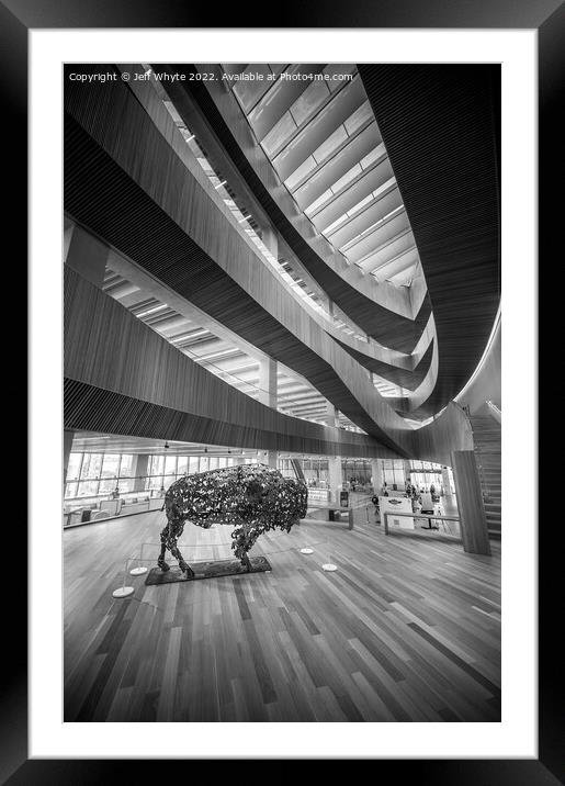 Calgary Public Library Framed Mounted Print by Jeff Whyte