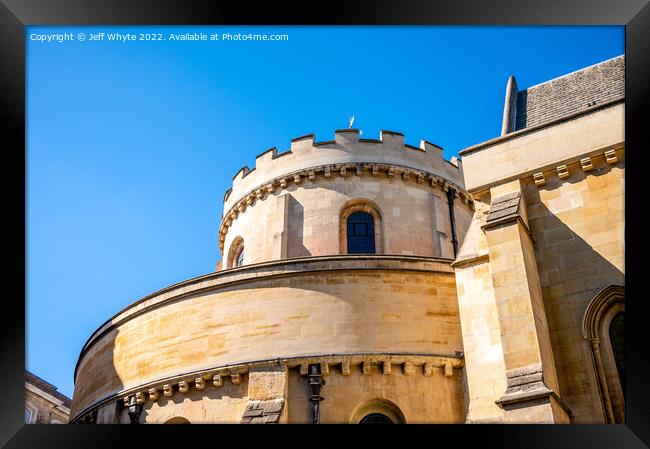 Temple Church in the City of London Framed Print by Jeff Whyte