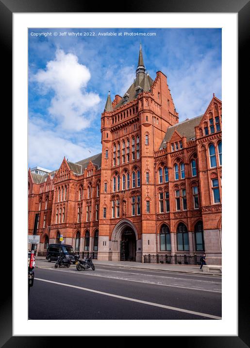 London's High Holborn  Framed Mounted Print by Jeff Whyte