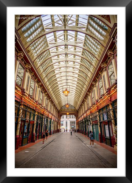London's amazing Leadenhall Market  Framed Mounted Print by Jeff Whyte