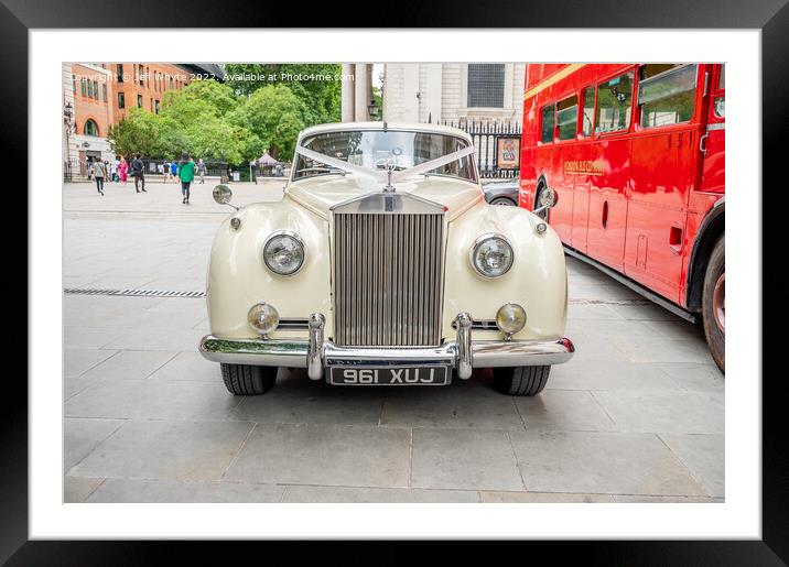 Rolls-Royce classic car Framed Mounted Print by Jeff Whyte