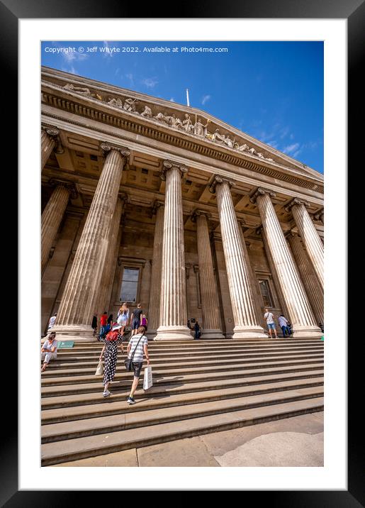British Museum in London Framed Mounted Print by Jeff Whyte